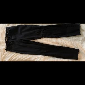 Pacsun frayed black jeans
